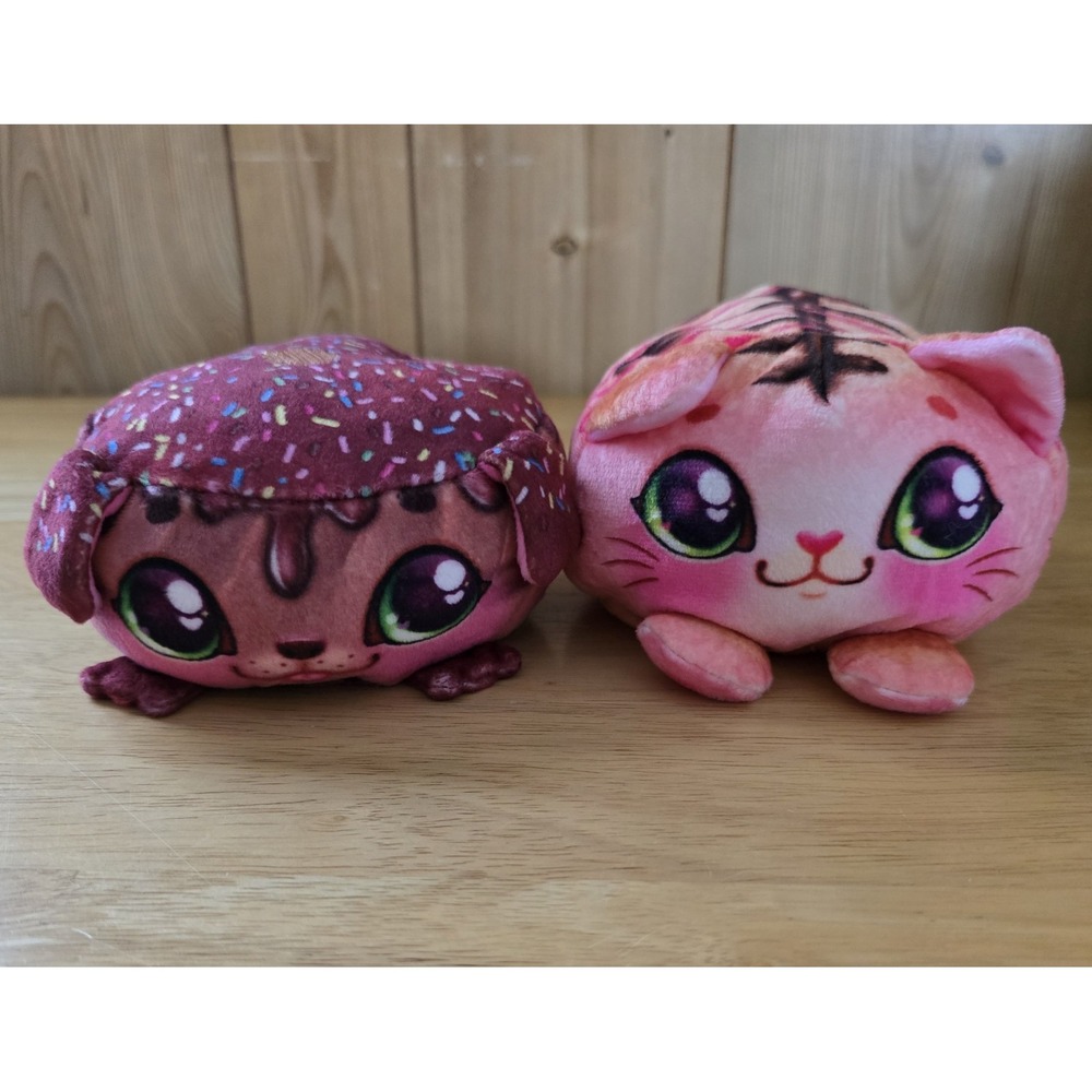 Cookeez Makery Baked Treatz Barky Bun Ciacatta Bake Plush Lot 2 Tested Works